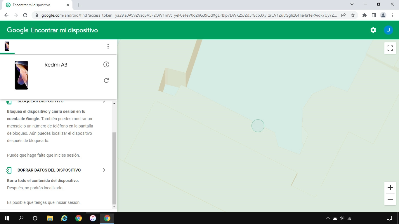 Haz clic en BORRAR DATOS DEL DISPOSITIVO y sigue las indicaciones de la pantalla para eliminar todo el contenido de tu teléfono. Ten en cuenta que ya no podrás utilizar la función de 