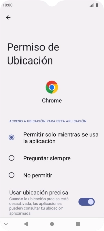 Pulsa el ajuste deseado.