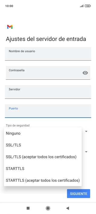 Pulsa Ninguno.