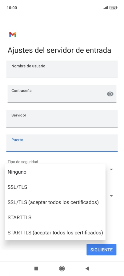 Pulsa Ninguno.
