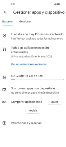 Pulsa Gestionar.