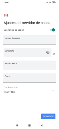 Pulsa el indicador junto a 