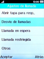 Selecciona Desvío de llamadas.