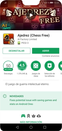 Pulsa DESINSTALAR.