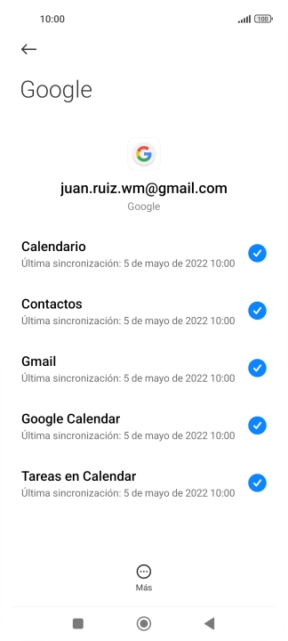 Pulsa la tecla de inicio para terminar y regresar a la pantalla de inicio.