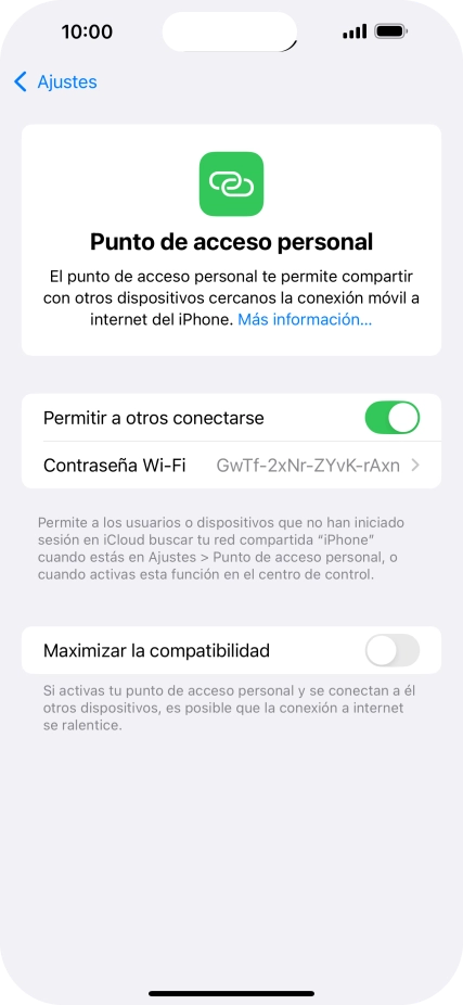 Desliza el dedo hacia arriba desde la parte inferior de la pantalla para terminar y volver a la pantalla de inicio.