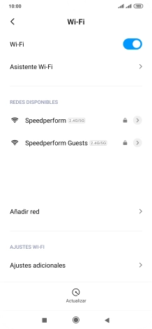 Pulsa Asistente Wi-Fi.