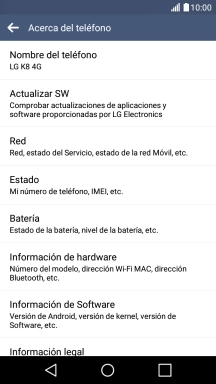 Pulsa Actualizar SW. Pulsa Actualizar SW.
