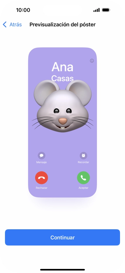 Pulsa Continuar.