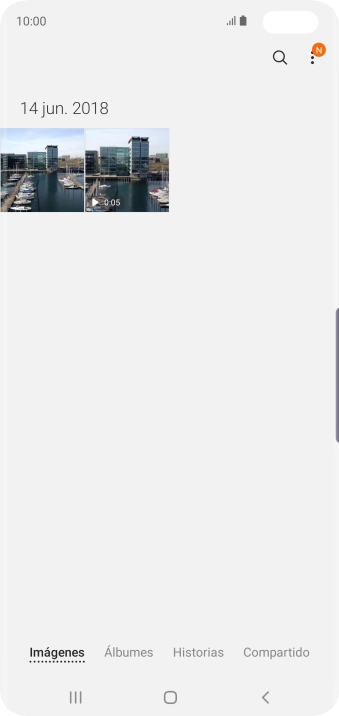 Pulsa Álbumes y desplázate a la carpeta deseada.