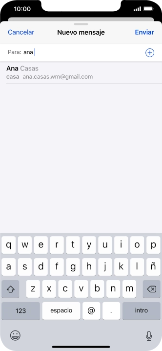 Pulsa el contacto deseado.