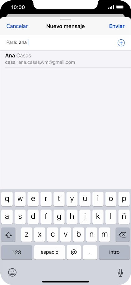 Pulsa el contacto deseado.