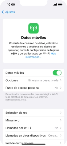 Pulsa Selección de red.