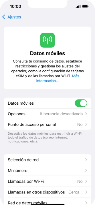 Pulsa Selección de red.