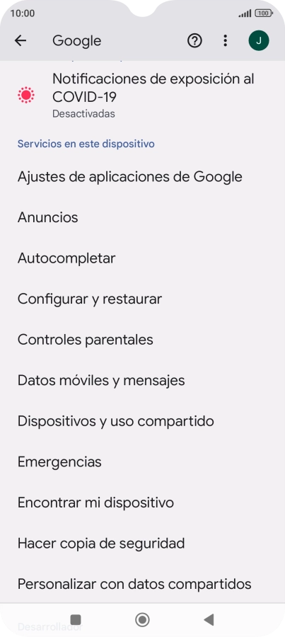 Pulsa Encontrar mi dispositivo.