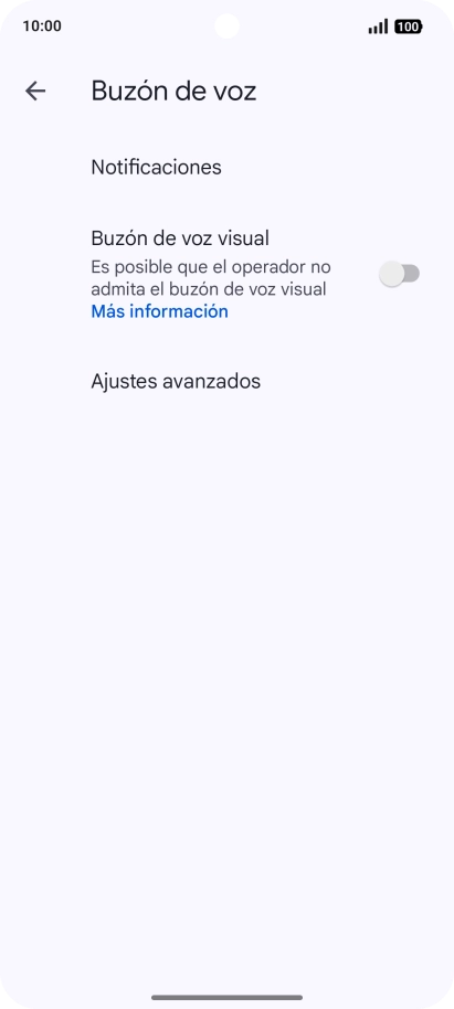 Pulsa Ajustes avanzados.