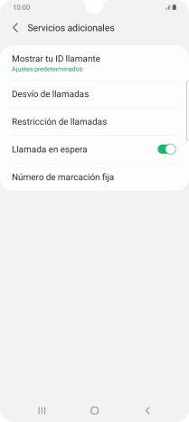 Pulsa Número de marcación fija.