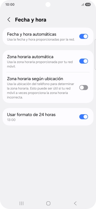 Pulsa la tecla de inicio para terminar y regresar a la pantalla de inicio.