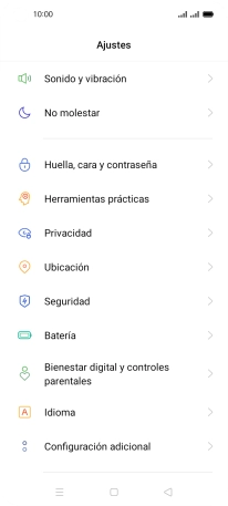 Pulsa Configuración adicional.