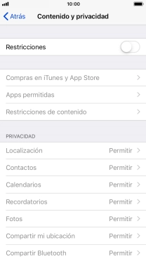 Pulsa el indicador junto a 