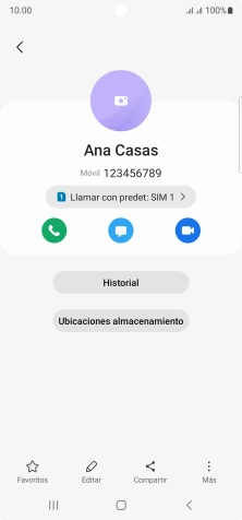 Pulsa la tecla de inicio para terminar y regresar a la pantalla de inicio.