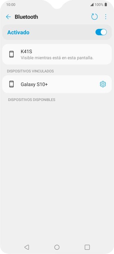 Pulsa la tecla de inicio para terminar y regresar a la pantalla de inicio.