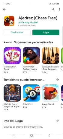 Pulsa la tecla de inicio para terminar y regresar a la pantalla de inicio.