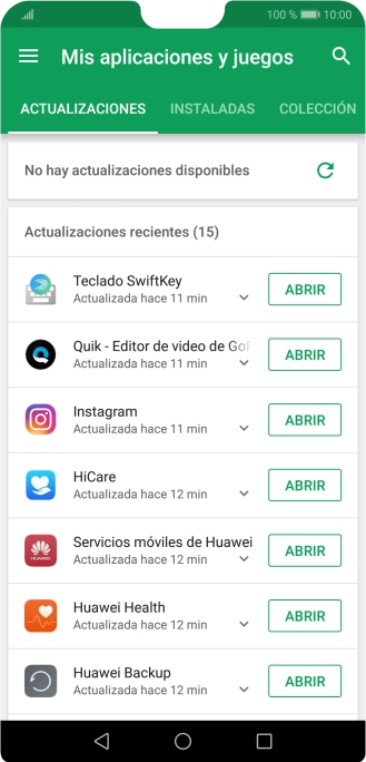 Pulsa INSTALADAS.