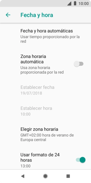 Pulsa el indicador junto a 
