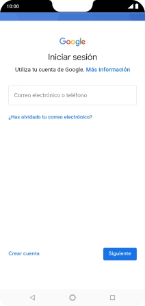 Si no tienes una cuenta de Google, pulsa Crear cuenta y sigue las indicaciones de la pantalla para ver cómo crear una cuenta nueva.