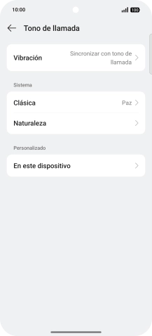 Pulsa la categoría deseada.