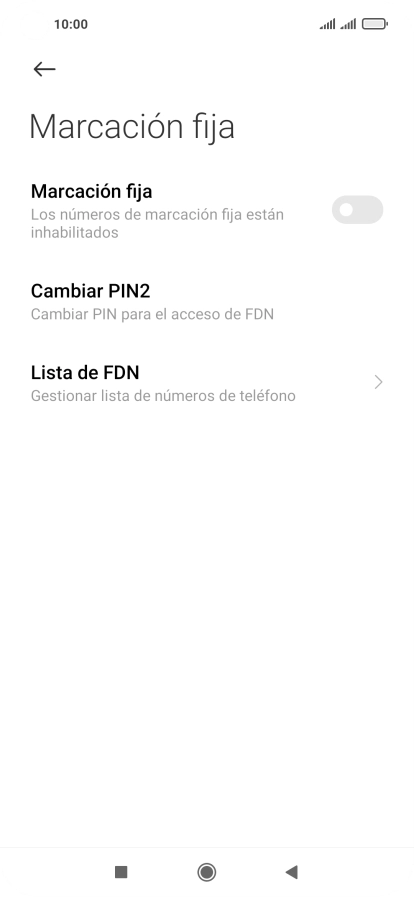Pulsa el indicador junto a 