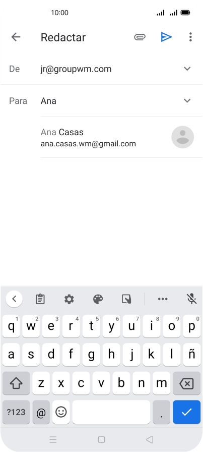 Pulsa el contacto deseado.