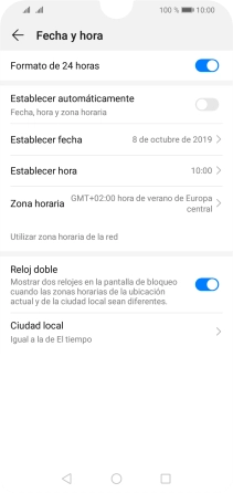 Pulsa el indicador junto a 