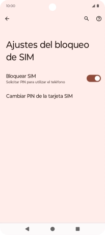 Pulsa el indicador junto a 