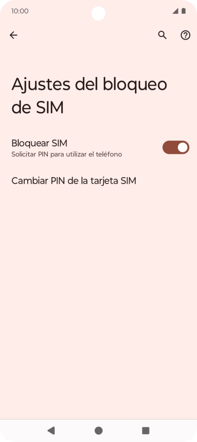 Pulsa el indicador junto a 