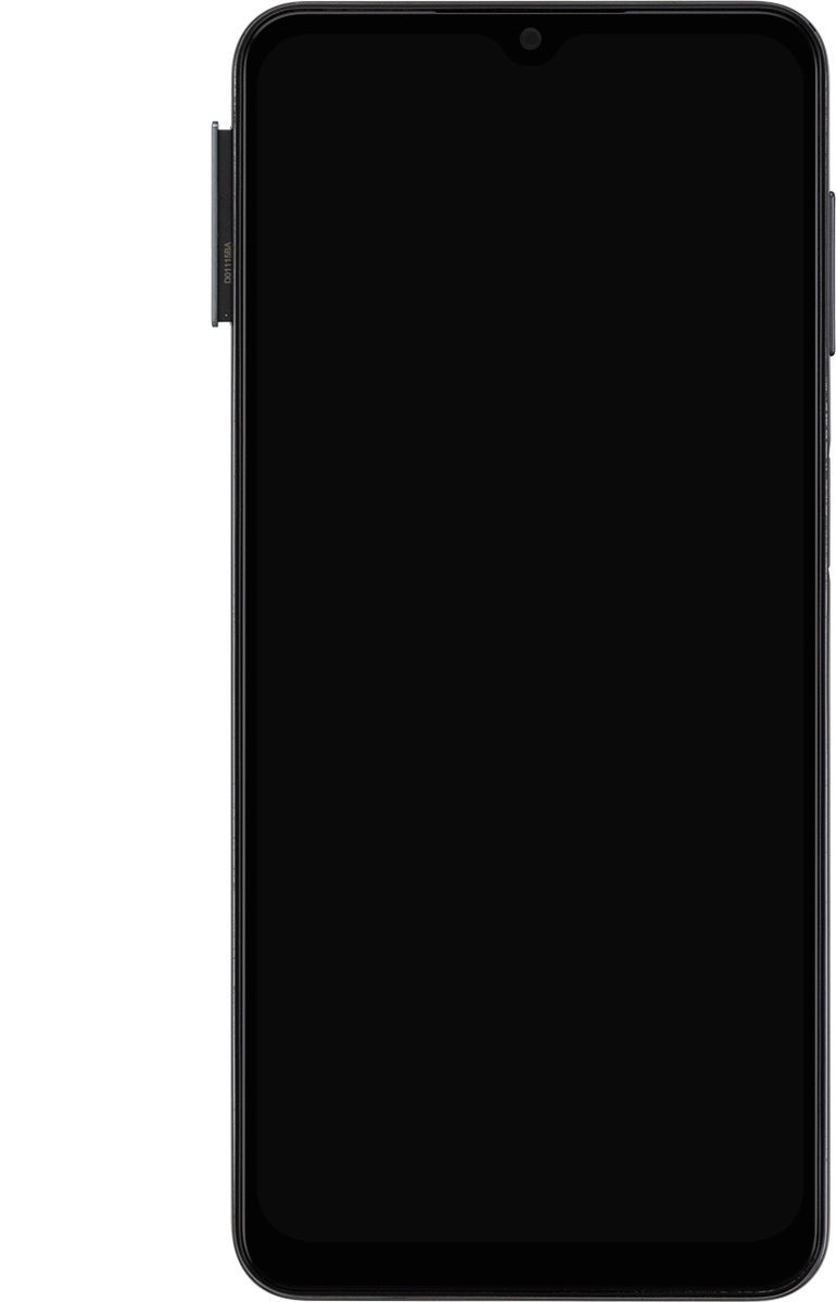 Retira el contenedor de tarjetas del teléfono.