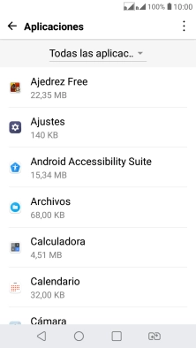 Pulsa la app deseada.