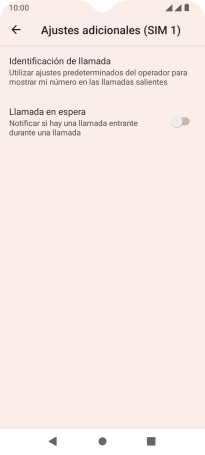 Pulsa el indicador junto a 