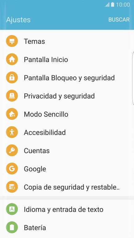 Pulsa Copia de seguridad y restable...