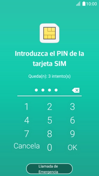 Si lo solicita el teléfono, introduce el código PIN y pulsa OK.