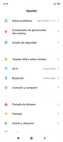 Pulsa Conexión y compartir. Pulsa Conexión y compartir.
