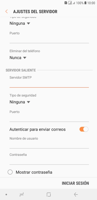 Pulsa la lista desplegable bajo 