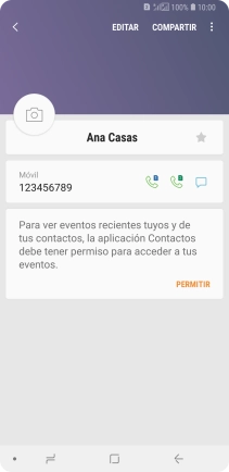 Pulsa la tecla de inicio para terminar y regresar a la pantalla de inicio.