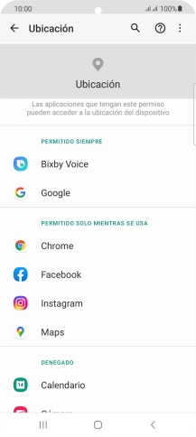 Pulsa la app deseada.