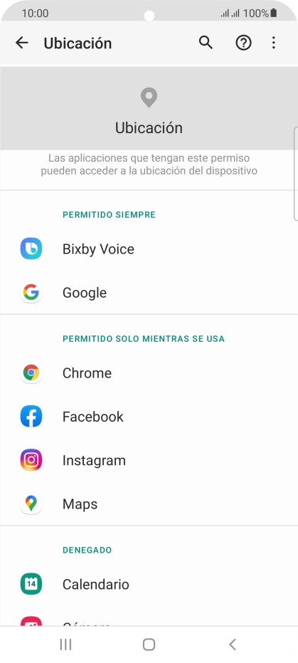 Pulsa la app deseada.
