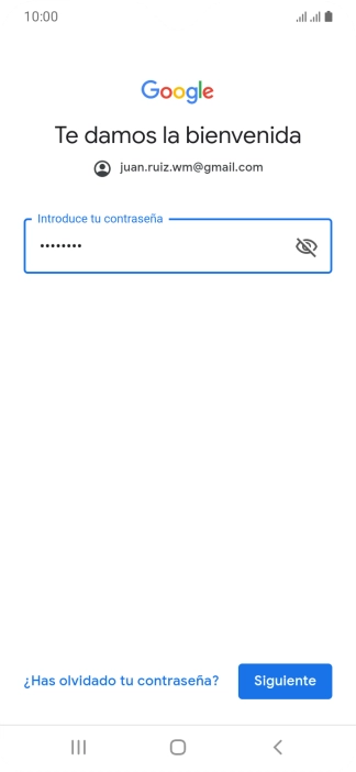 Pulsa Siguiente.