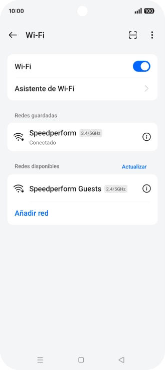 Pulsa la tecla de inicio para terminar y regresar a la pantalla de inicio.