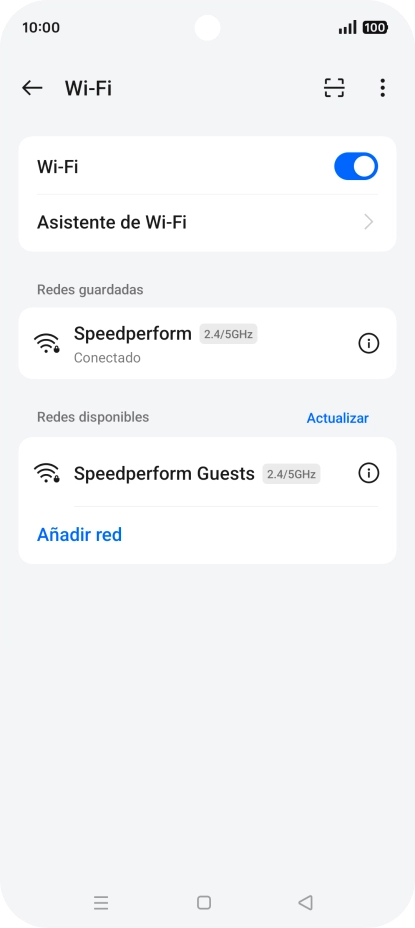 Pulsa la tecla de inicio para terminar y regresar a la pantalla de inicio.