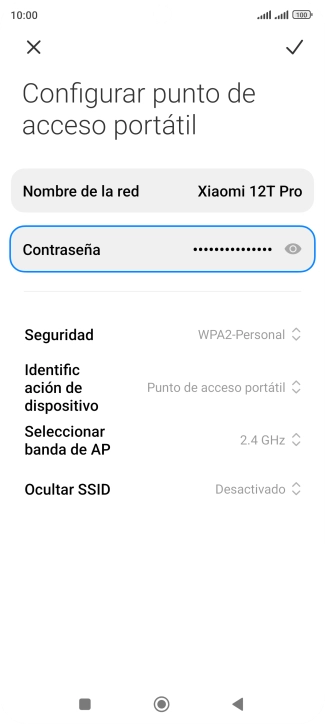 Pulsa en el campo junto a 